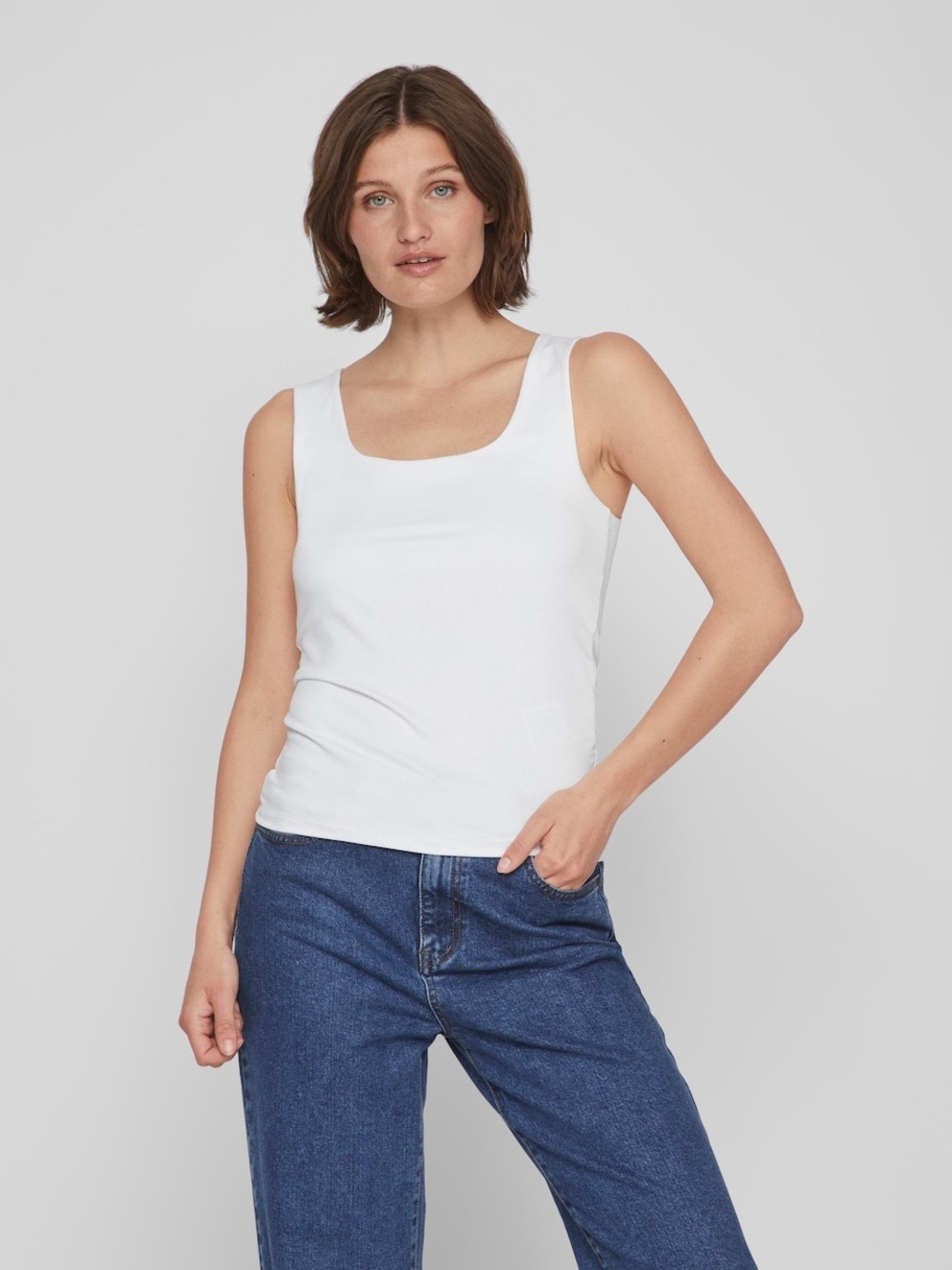 VILA ‘VIKenza' Tank Top White